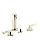 Kohler 73077-4-AF Composed Widespread Bidet Faucet Vibrant French Gold
