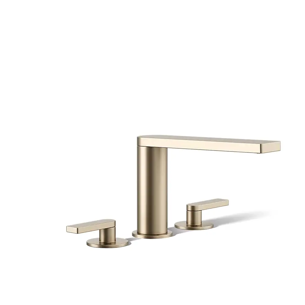Kohler 73081-4-BV Composed Deck Mount Bath Faucet Lever Handles Vibrant Brushed Bronze