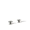 Kohler 77990-9-SN Components Deck Mount Bath Faucet Industrial Handles Vibrant Polished Nickel