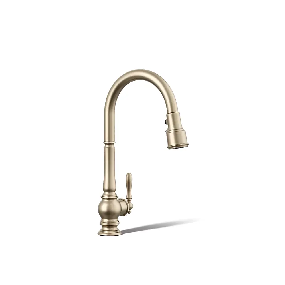 Kohler 99259-BV Artifacts Pull Down Kitchen Sink Faucet Vibrant Brushed Bronze