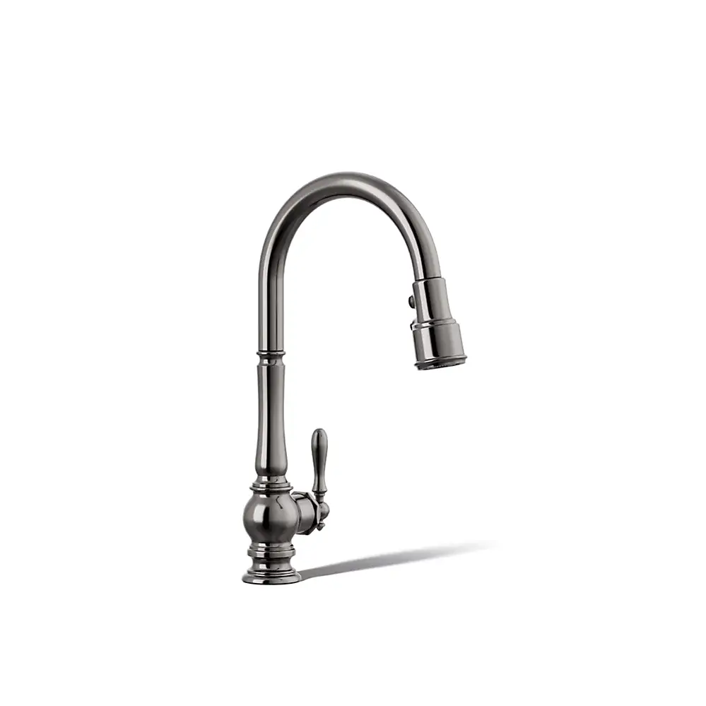 Kohler 99259-TT Artifacts Pull Down Kitchen Sink Faucet Vibrant Titanium
