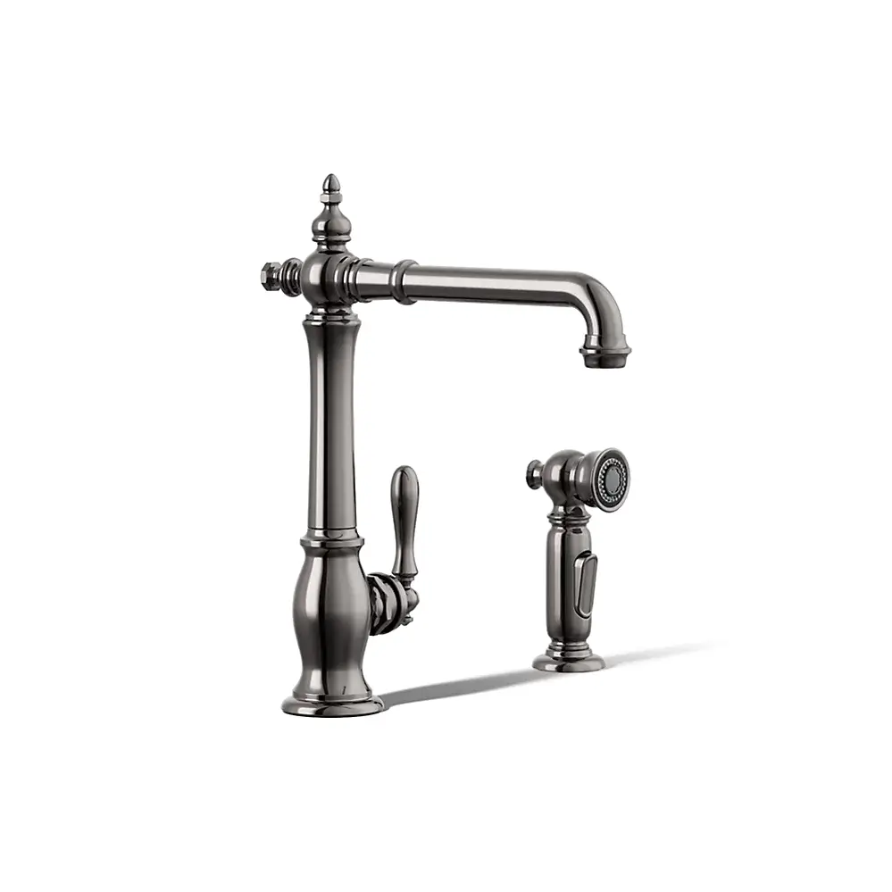Kohler 99265-TT Artifacts Single Handle Kitchen Sink Faucet Vibrant Titanium