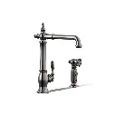 Kohler 99265-TT Artifacts Single Handle Kitchen Sink Faucet Vibrant Titanium