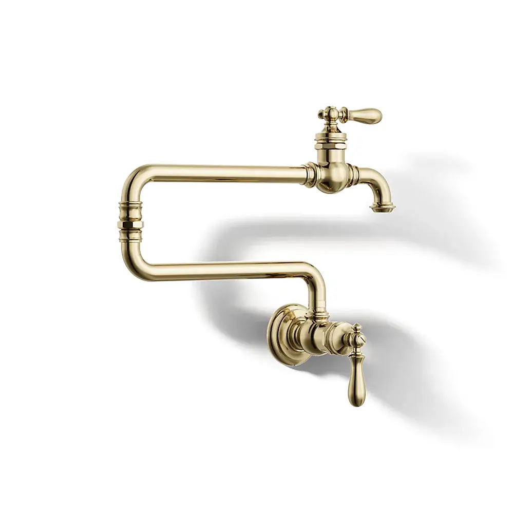 Kohler 99270-AF Artifacts Wall Mount Pot Filler Vibrant French Gold