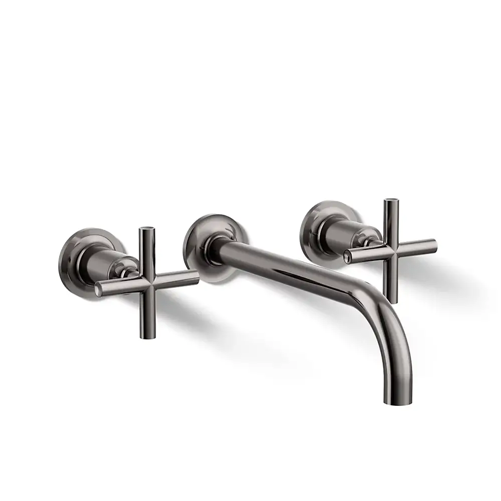 Kohler T14414-3-TT Purist Wall Mount Bathroom Faucet Trim Vibrant Titanium
