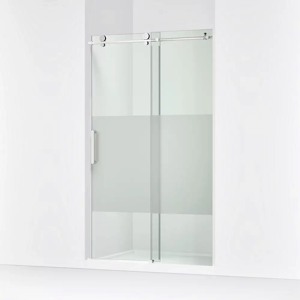 Kohler 701695-G81-SHP Composed 78" H Sliding Shower Door Bright Polished Silver