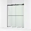 Kohler 702424-L-BL Levity Plus Frameless Sliding Shower Door Matte Black