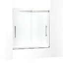 Kohler 702425-L-BNK Levity Plus Frameless Sliding Bath Door Anodized Brushed Nickel