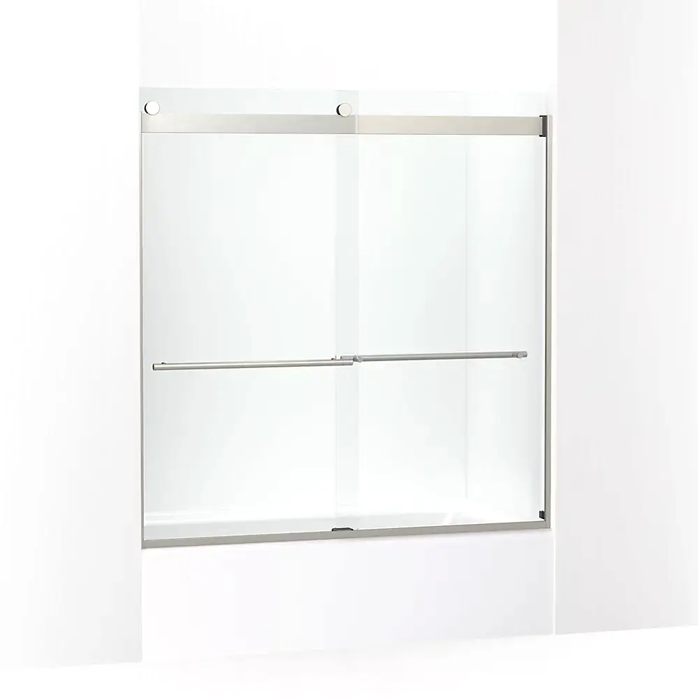 Kohler 702426-L-BNK Levity Plus 61" Sliding Bath Door Anodized Brushed Nickel