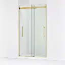 Kohler 702427-L-2MB Levity Plus 81" Frameless Sliding Shower Door Vibrant Brushed Moderne Brass