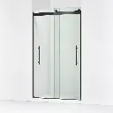 Kohler 702427-L-BL Levity Plus 81" Frameless Sliding Shower Door Matte Black
