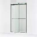 Kohler 702428-L-BL Levity Plus 81" Frameless Sliding Shower Door Matte Black