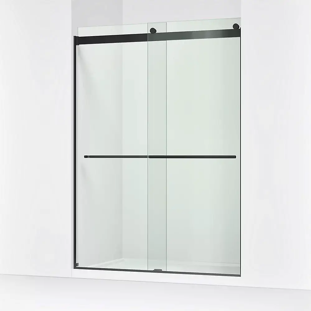 Kohler 702430-L-BL Levity Plus 81-5/8" H Sliding Shower Door Matte Black