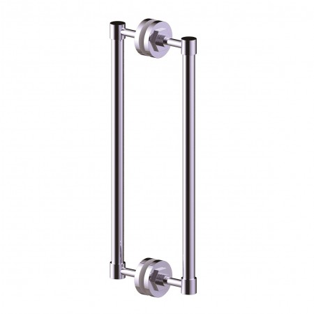 Kartners 2247808-33 Windsor Double Shower Door Handle 8" Titanium