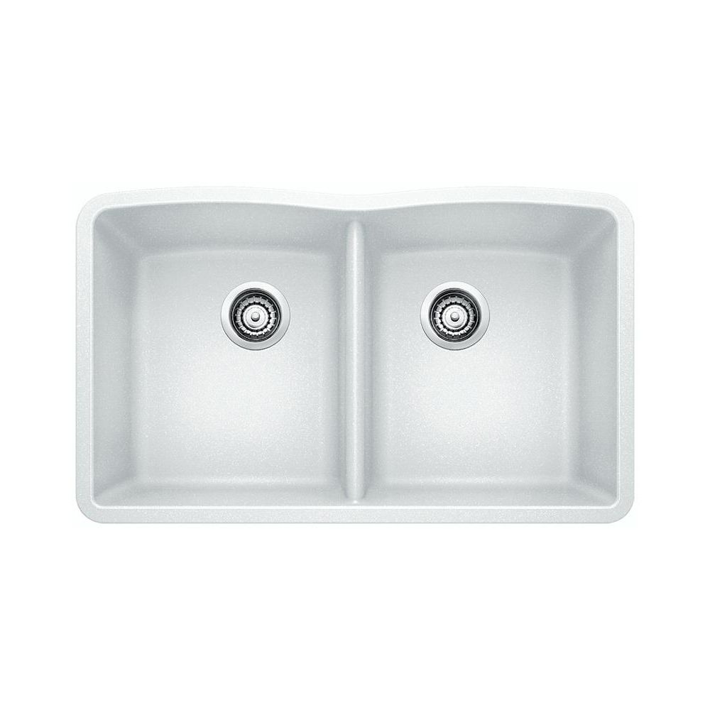 Blanco 400072 Diamond U 2 Double Undermount Kitchen Sink