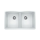 Blanco 400072 Diamond U 2 Double Undermount Kitchen Sink