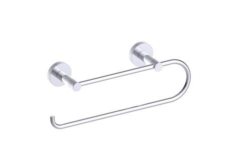 Kartners 366893-33 CIRCO KNURLED Towel Paper Holder Titanium