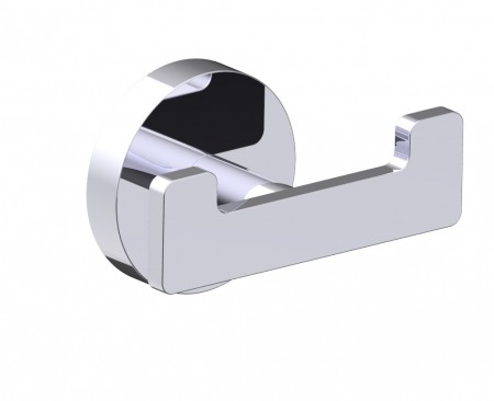 Kartners 368132-33 SIENA Double Robe Hook Titanium
