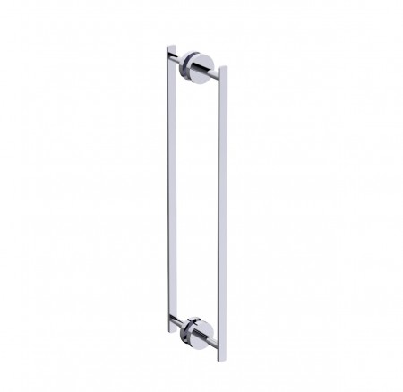 Kartners 3687818-33 SIENA Double Shower Door Handle 18" Titanium