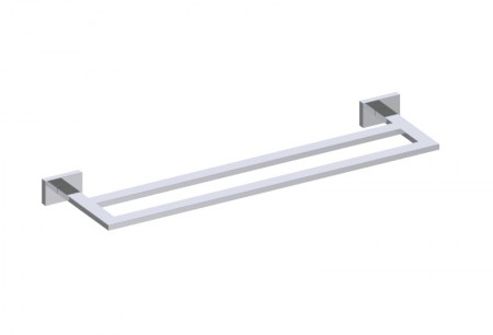 Kartners 480242-33 Vienna: Double Towel Bar 24" Titanium