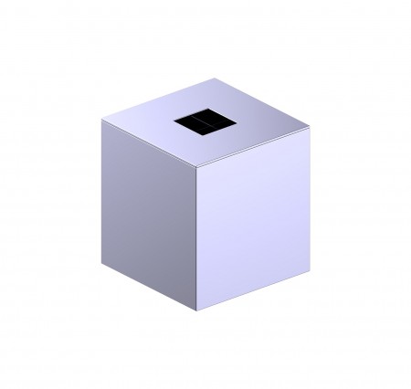 Kartners KCT-TB-33 Tissue Box Titanium