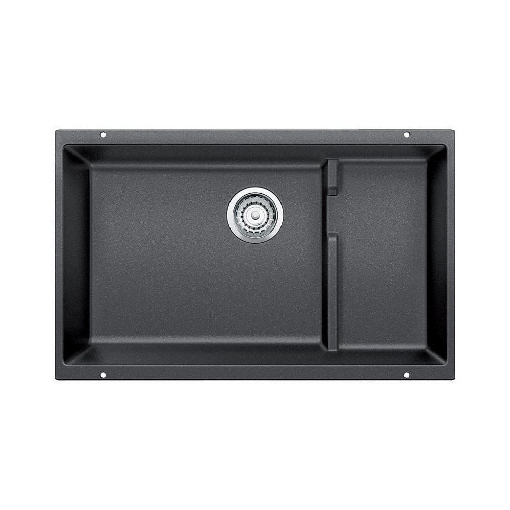 Blanco 401445 Precis Cascade Double Undermount Kitchen Sink Anthracite