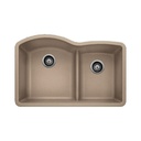 Blanco 401576 Diamond U 1.75 Low Divide Double Undermount Kitchen Sink