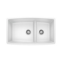 Blanco 401711 Performa U 1.75 Low Divide Double Undermount Kitchen Sink