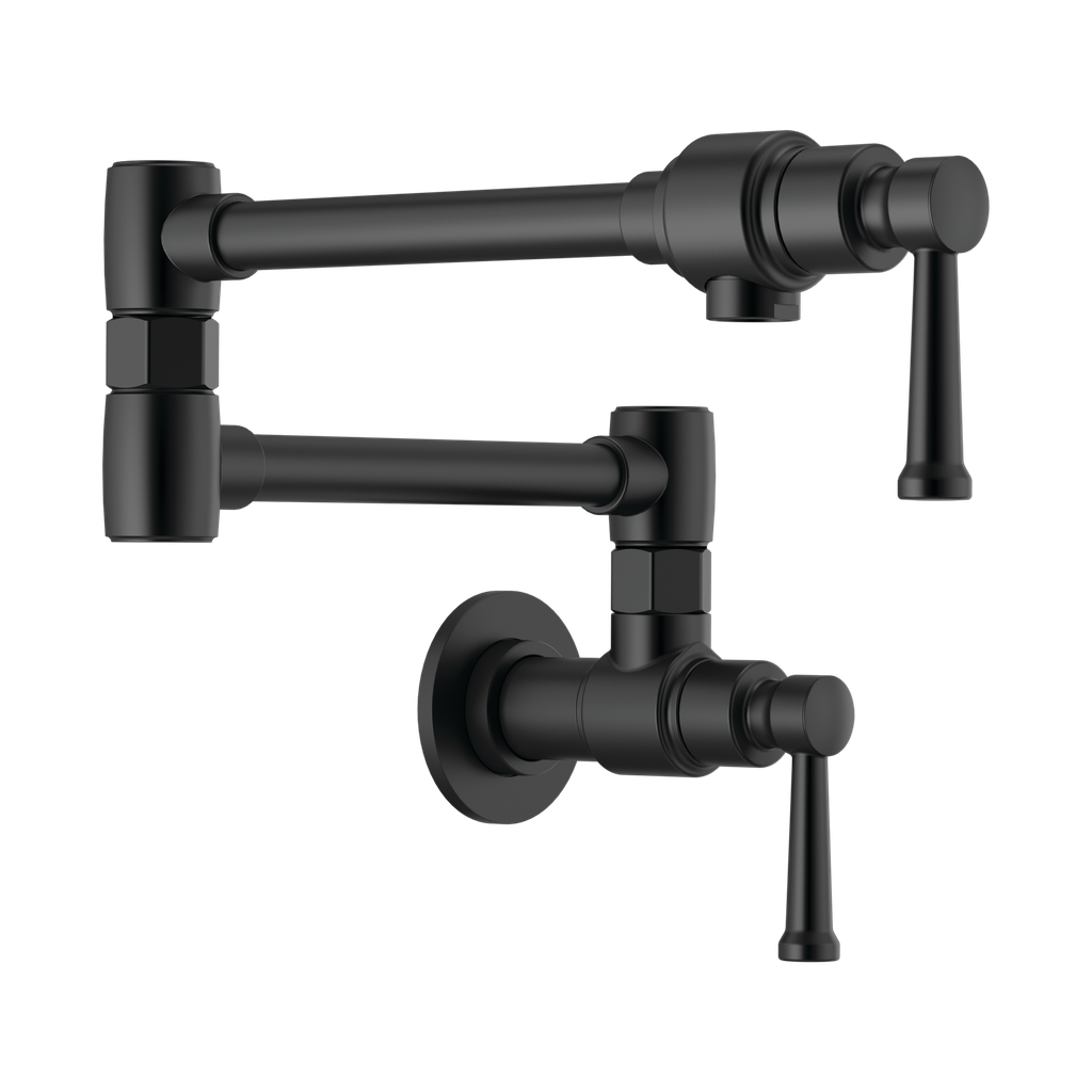 Brizo 62825LF-BL Artesso Wall Mount Pot Filler Matte Black