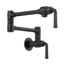 Brizo 62874LF-BL Rook Wall Mount Pot Filler Matte Black