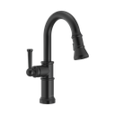 Brizo 63925LF-BL Artesso Pull-Down Prep Faucet Matte Black