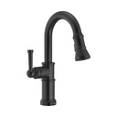 Brizo 64925LF-BL Artesso SmartTouch Pull-Down Prep Faucet Matte Black