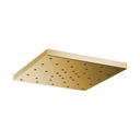 Brizo 81986-PG-2.5 Essential 14” Linear Square H2Okinetic Raincan 2.5 GPM Showerhead Brilliance Polished Gold