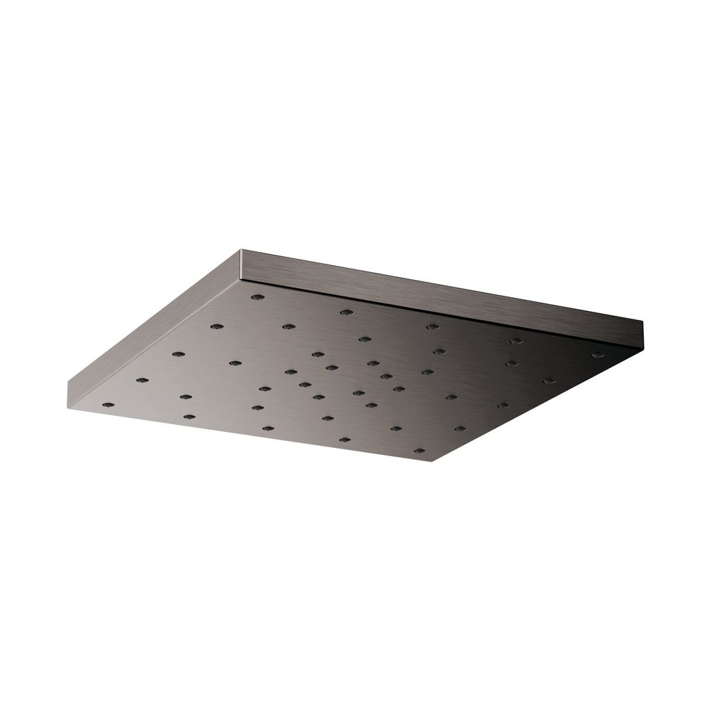Brizo 81986-SL-2.5 Essential 14” Linear Square H2Okinetic Raincan 2.5 GPM Showerhead Brilliance Luxe Steel
