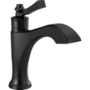 Delta 556-BLMPU-DST Dorval Single Hole Bathroom Faucet Matte Black