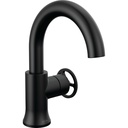 Delta 558HAR-BL-DST Trinsic Single Hole Bathroom Faucet Matte Black