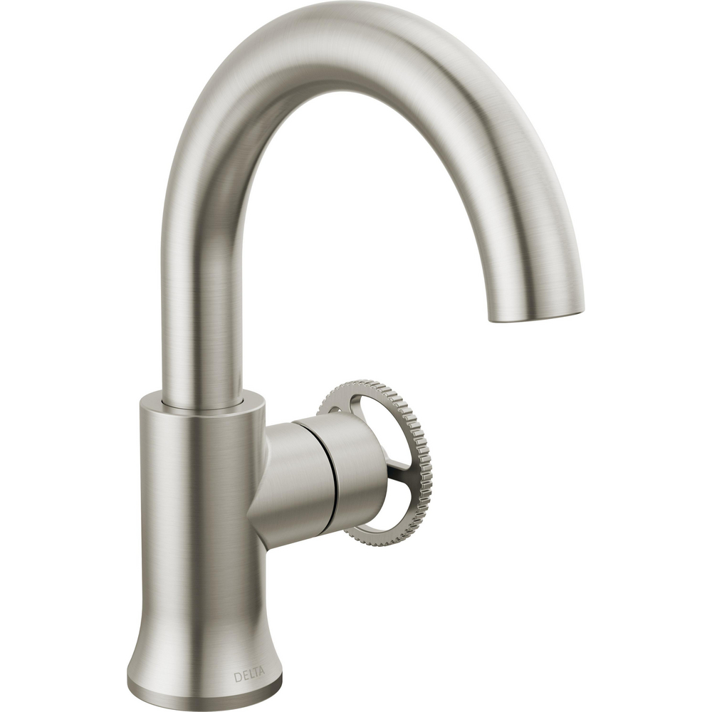 Delta 558HAR-SS-DST Trinsic Single Handle Bathroom Faucet Stainless