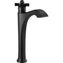 Delta 757-BL-DST Dorval Single Hole Bathroom Faucet Matte Black