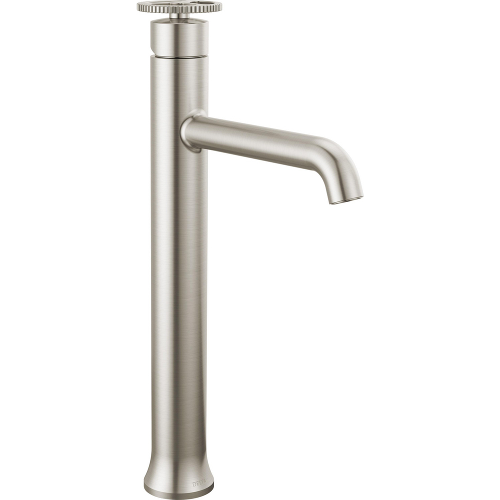 Delta 758-SS-DST Trinsic Single Handle Vessel Bathroom Faucet Stainless