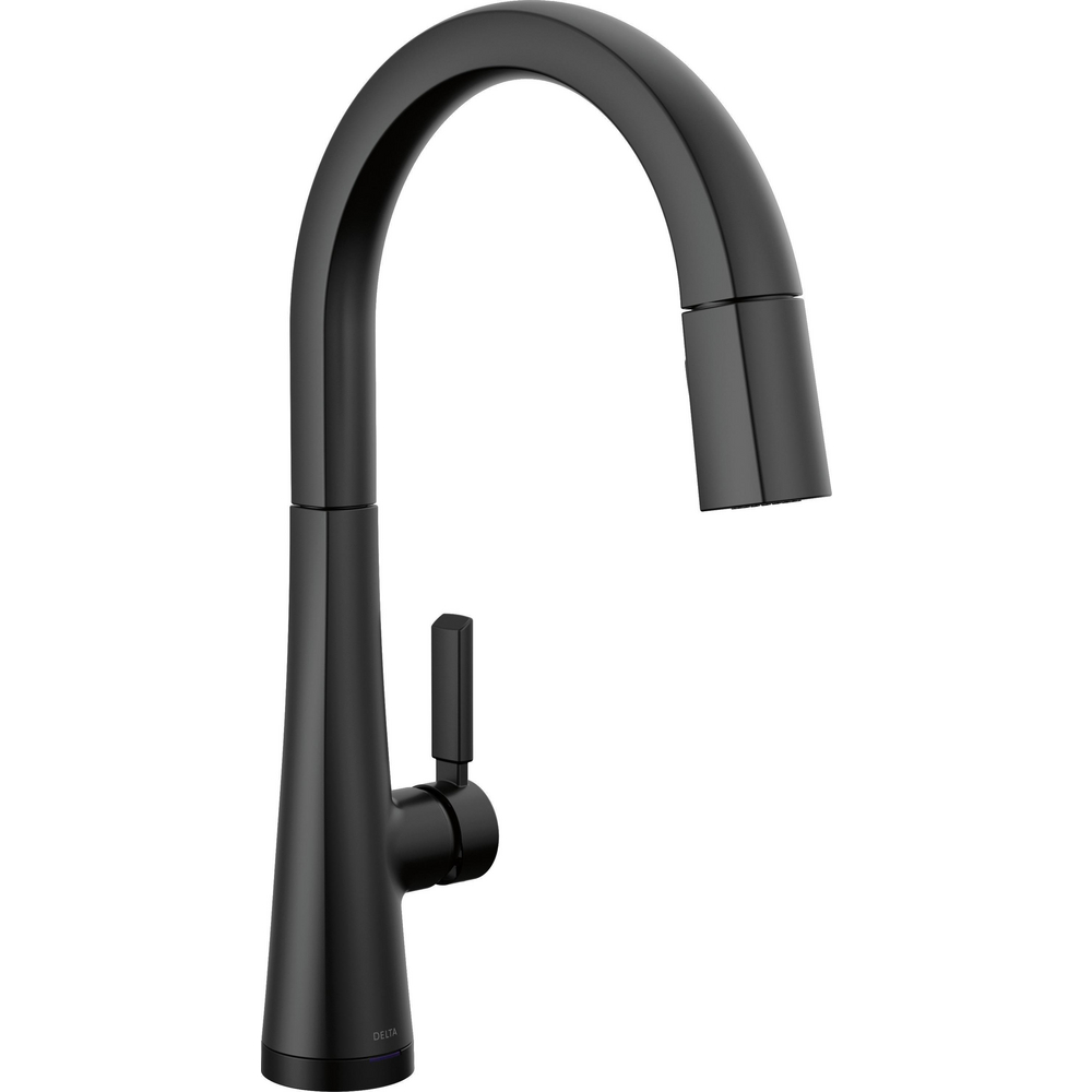 Delta 9191T-BL-DST Monrovia Pull-Down Kitchen Faucet Touch2O Matte Black