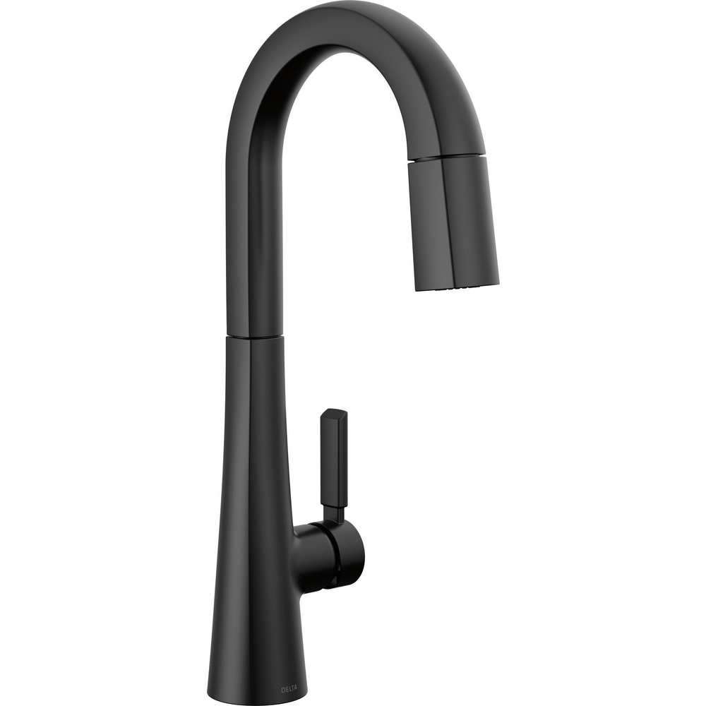 Delta 9991-BL-DST Monrovia Bar Prep Pulldown Matte Black