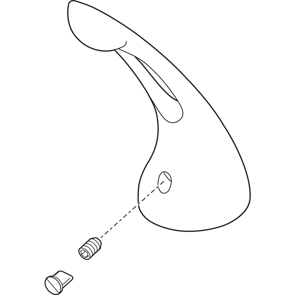 Delta RP32183 Single Loop Handle Kit Chrome