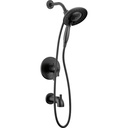 Delta T17435-BL-I Saylor 17 Series Tub & Shower Trim with In2ition Matte Black