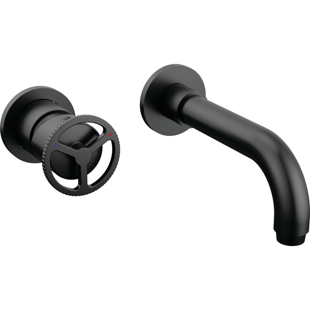 Delta T3558LF-BLWL Trinsic Wall Mount Bathroom Faucet Trim Matte Black