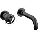 Delta T3558LF-BLWL Trinsic Wall Mount Bathroom Faucet Trim Matte Black