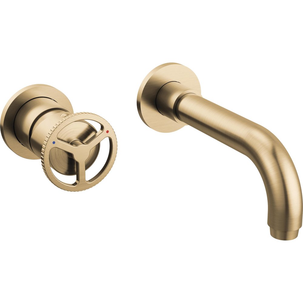 Delta T3558LF-CZWL Trinsic Wall Mount Bathroom Faucet Trim Champagne Bronze