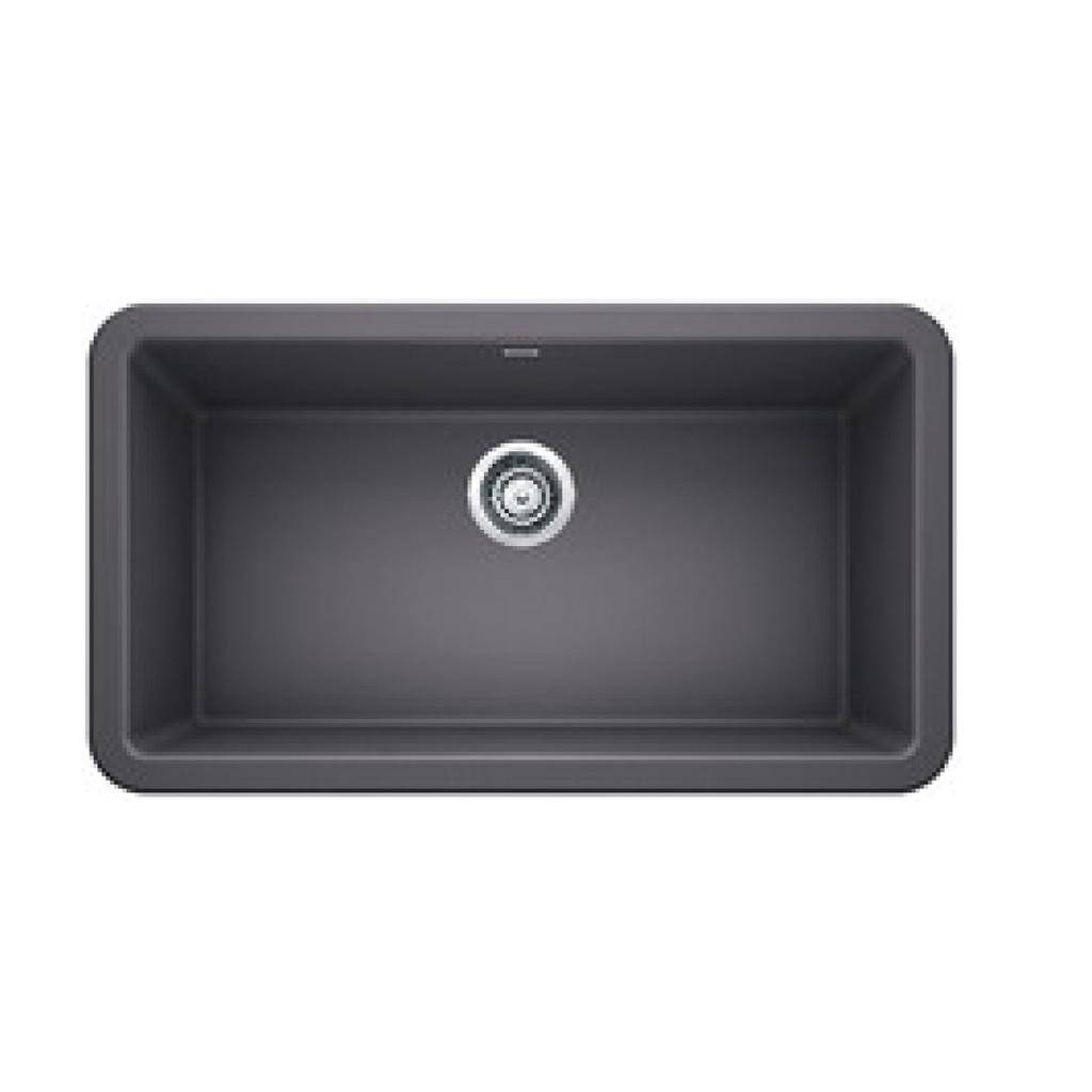 Blanco 402128 Ikon 33 Single Kitchen Sink Front Apron Cinder