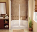 Maax 145033-000-002-584 SPS 3448 AFR AcrylX Alcove Shower Base with Center Drain in White