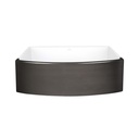 Native Trails PMK3320-M Rendezvous Fireclay Apron Front Sink in Gunmetal