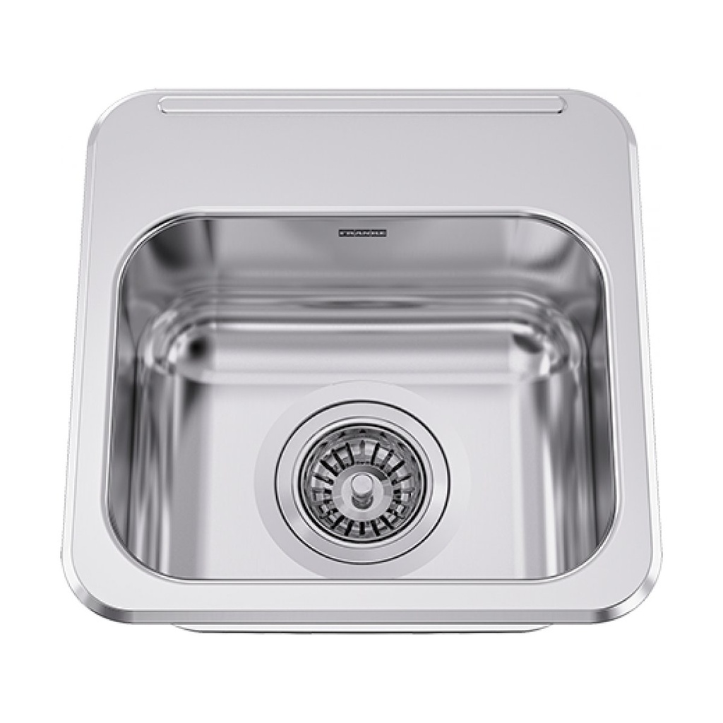 Franke LBS9106-1-1 Topmount Single Sink With Ledge Stainless Steel